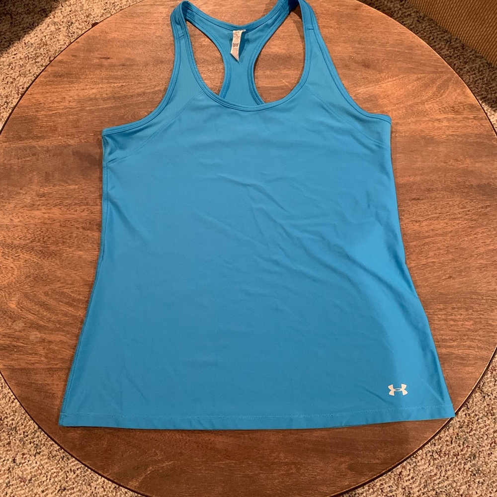 NWOT Under Armour Heat Gear Tank Top Blue